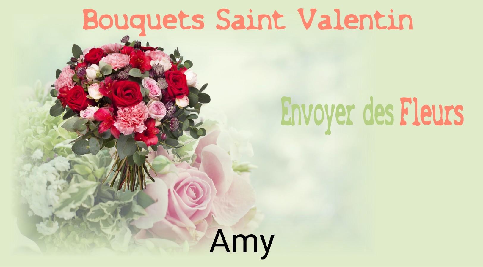 Roses de Saint-Valentin livrées à Amy
